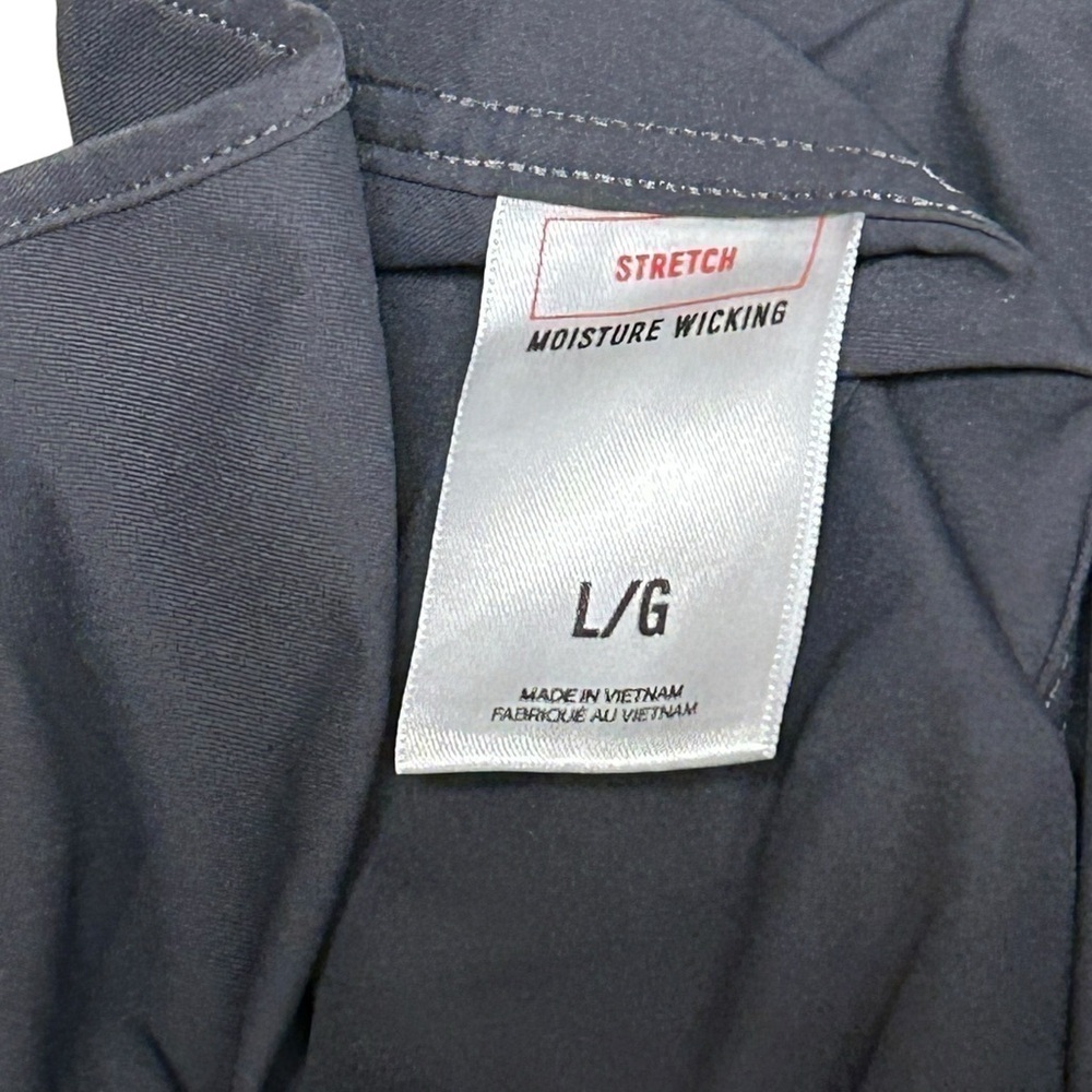 Express Slim Performance Gray Button Down Short S… - image 6